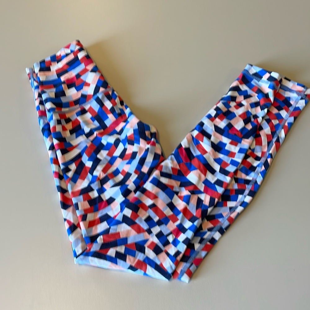 Lululemon Wunder Under Crop III Capoeira Multi Size 4